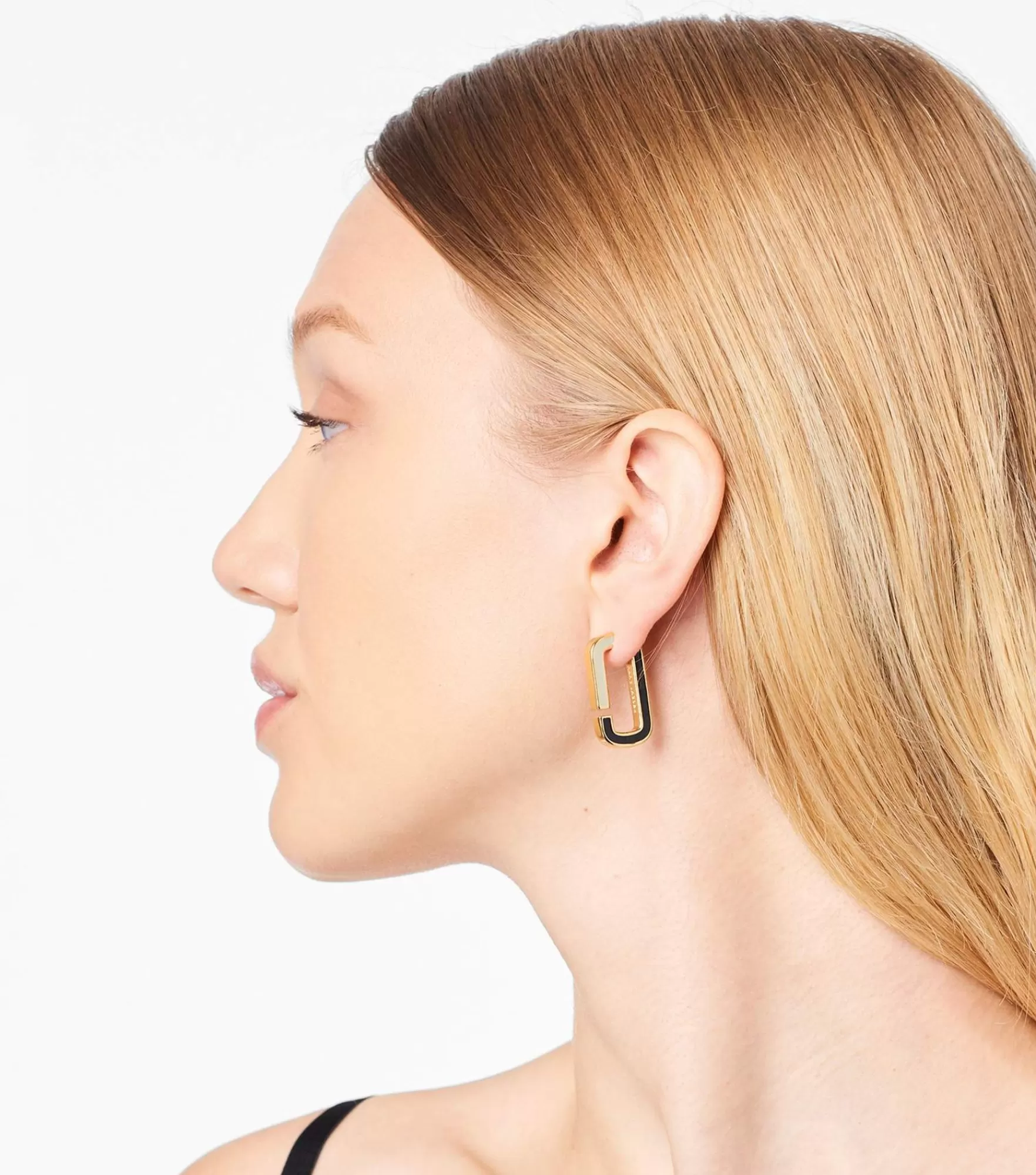 Marc Jacobs Earrings<The J Marc Colorblock Flat Hoops